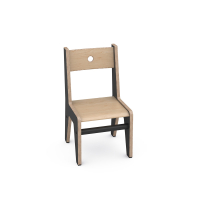 FLO black chair, 21 cm