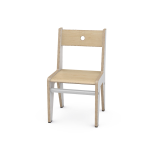 FLO white chair, 26 cm