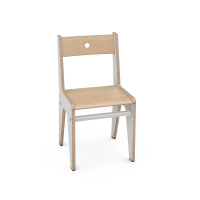FLO white chair, 31 cm