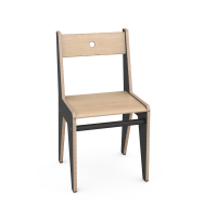 FLO black chair, 35 cm
