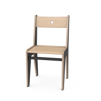 FLO black chair, 35 cm