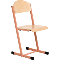 T chair size 6 salmon pink