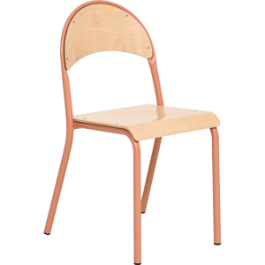 P chair size 6 salmon pink