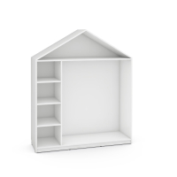 Bookcase-house Feria - white