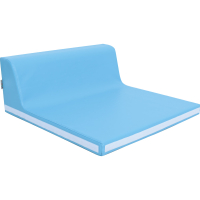 Square foam sofa for Siessta playpen, blue - MED