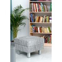 Relax pouf square grey