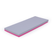 Kindergarten mattress pink-grey
