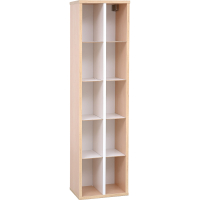 Quadro shelf - 10 compartments - maple