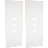 Doors set for Rainbow cloakroom, 4 pcs - white and grey