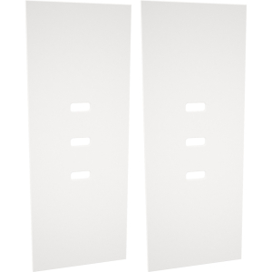Doors set for Rainbow cloakroom, 4 pcs - white and grey