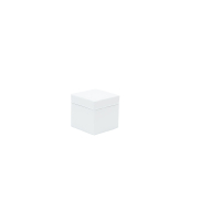 Small cube, white