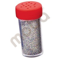 Colorful glitter, various colours