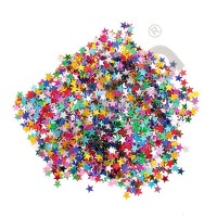 Shiny confetti, small stars