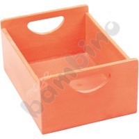 Wooden container - orange