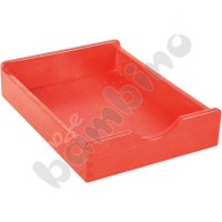 Wooden drawer - red