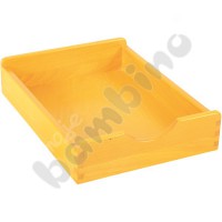 Wooden drawer - yellow